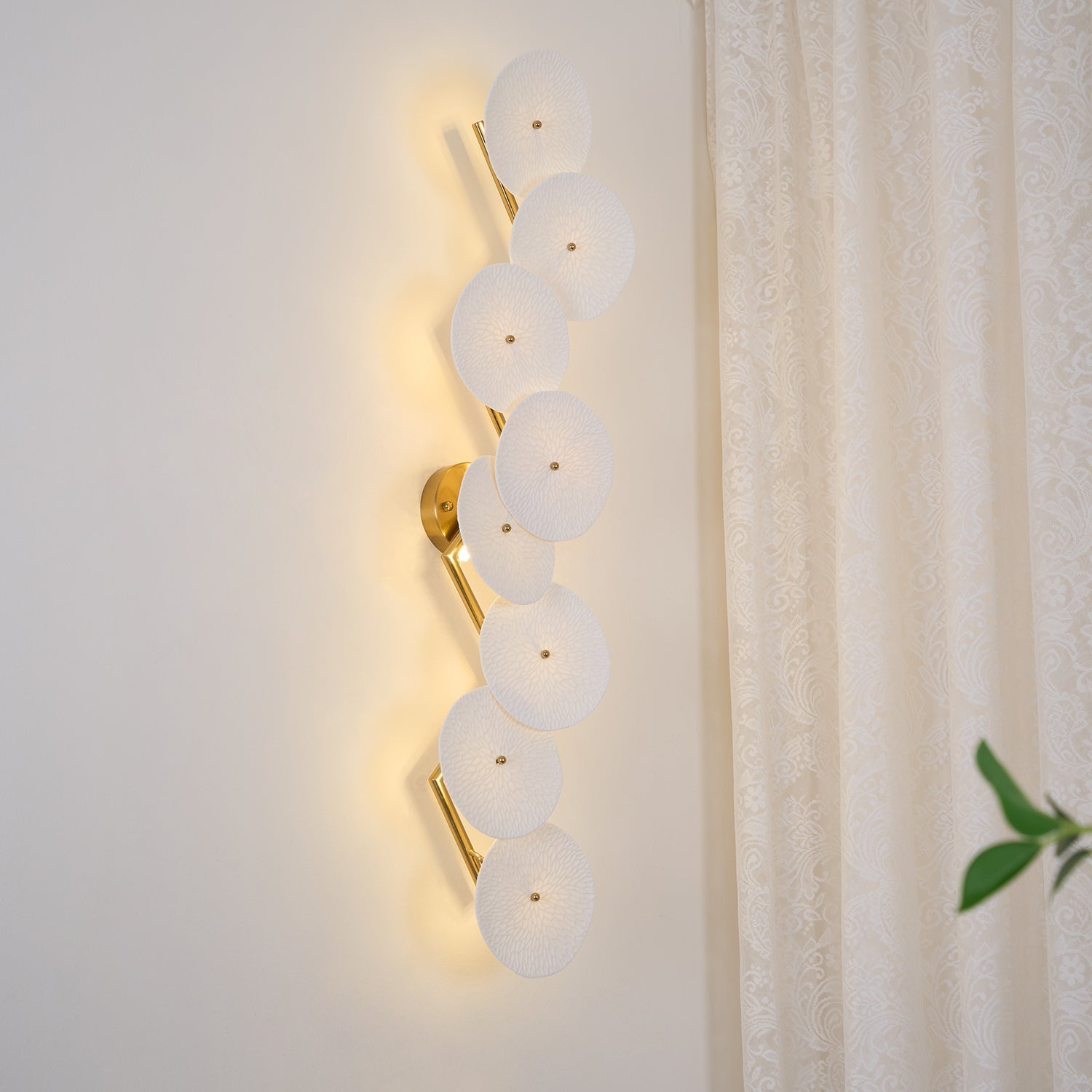 Lotus Bloom Wall Sconce