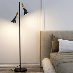 Twin Cone Marble Lamp