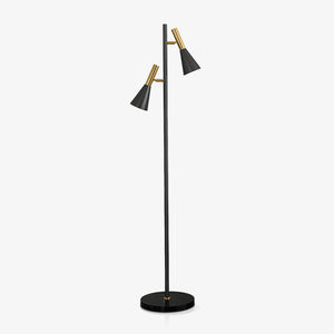 Twin Cone Marble Lamp