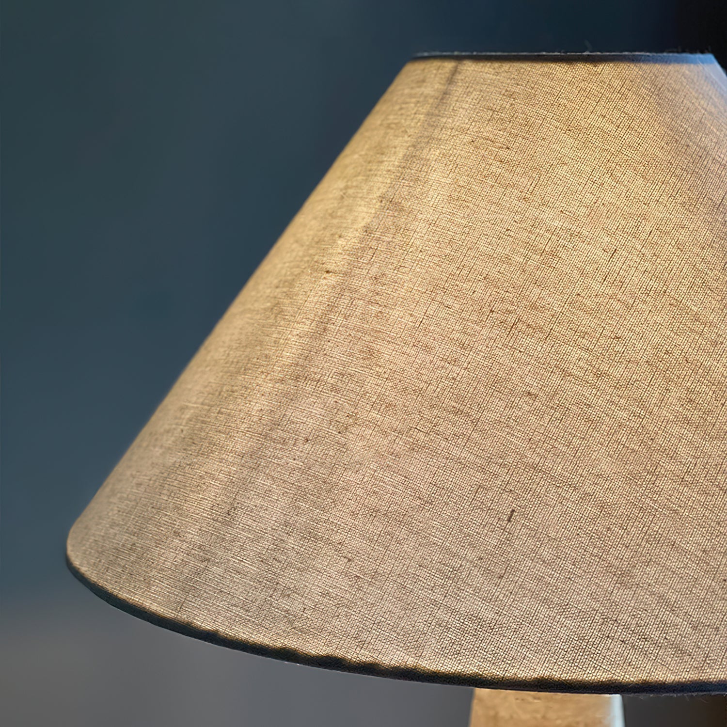 Travertine Cone Lamp