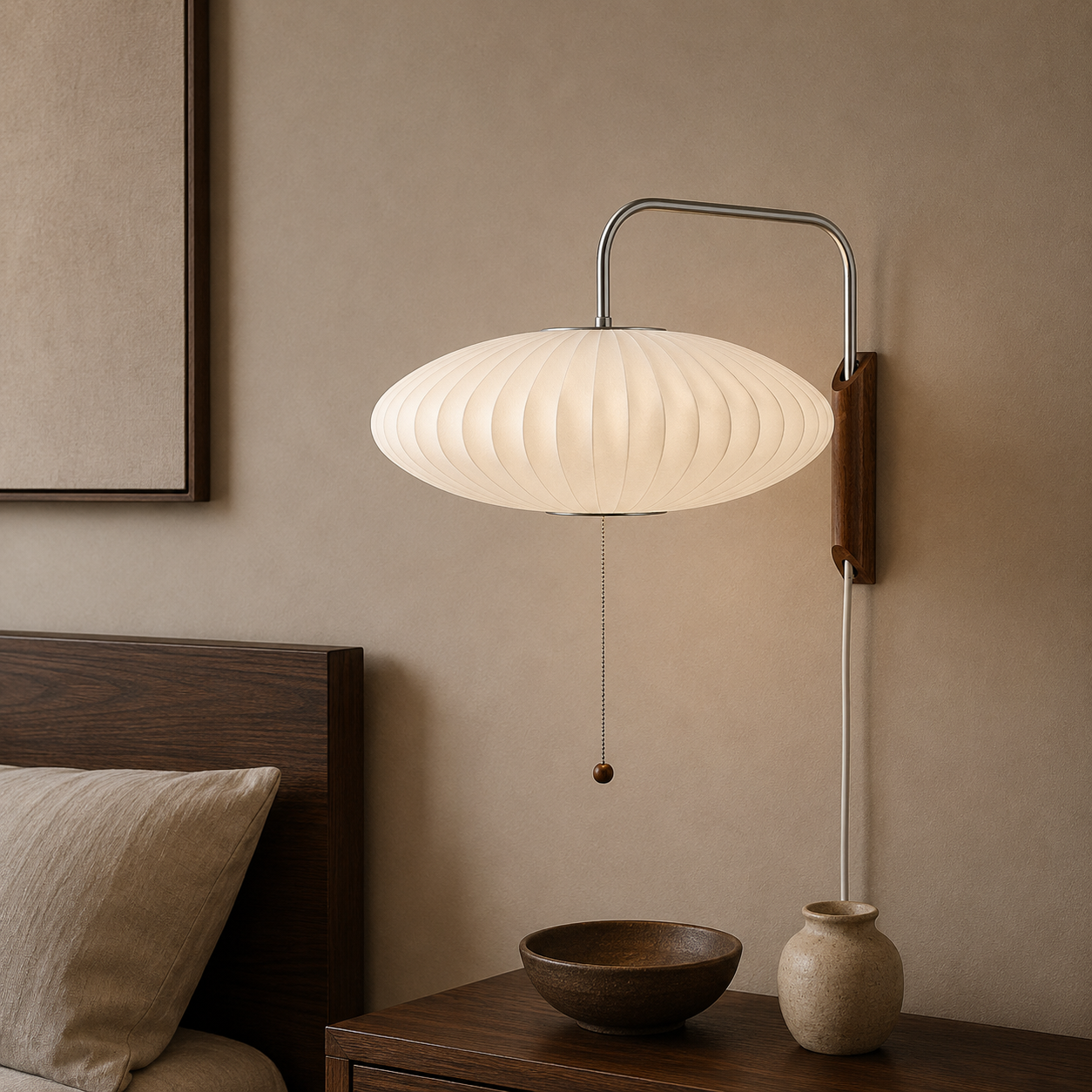 Sculpted Arc Wall Sconce