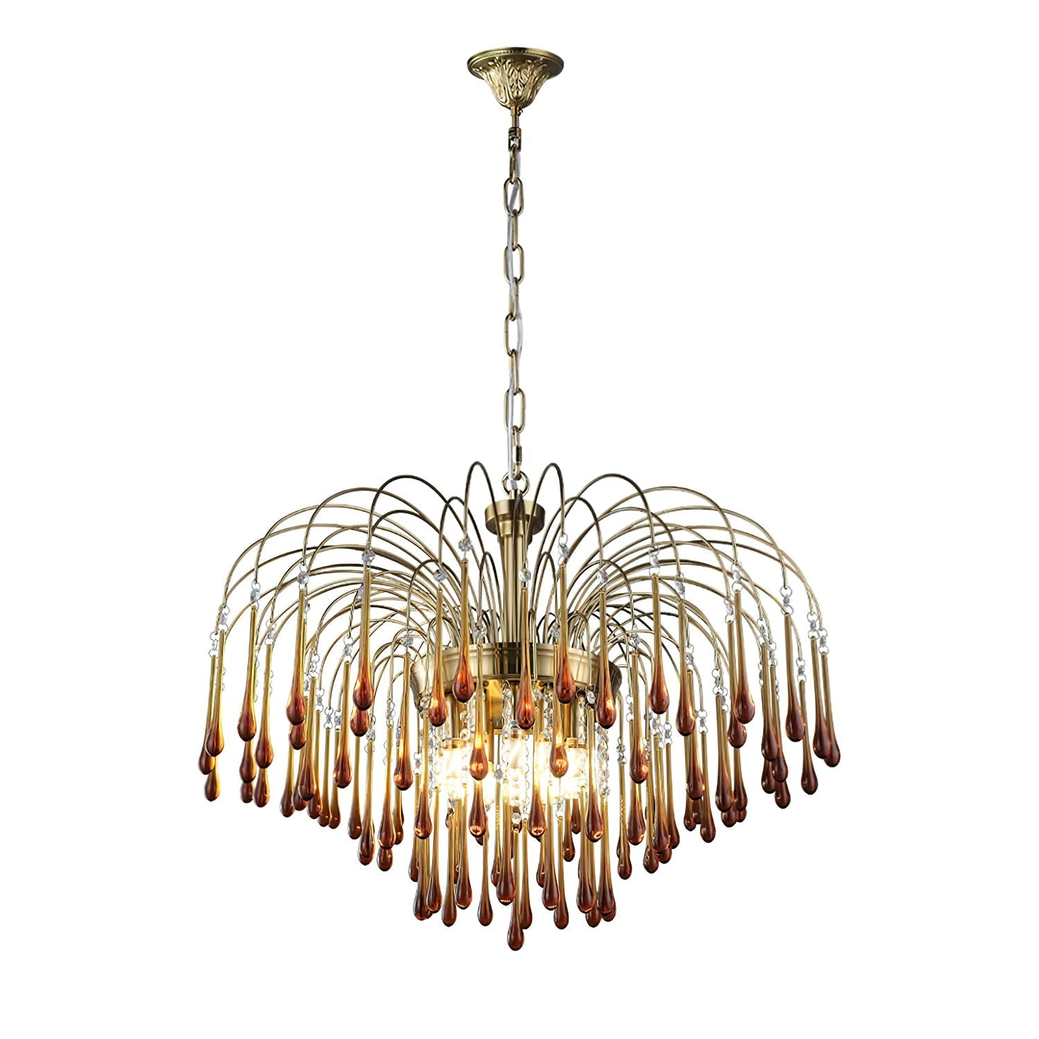 Cascade Glass Chandelier