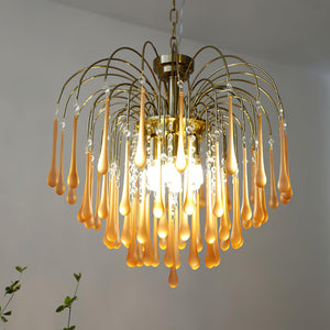 Cascade Glass Chandelier