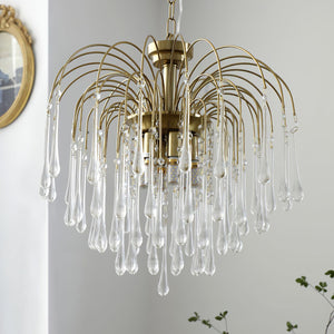 Cascade Glass Chandelier