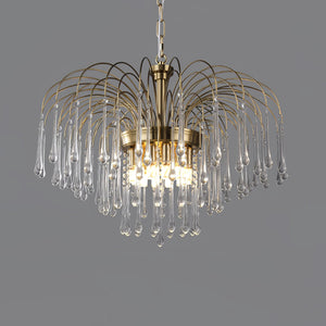 Cascade Glass Chandelier