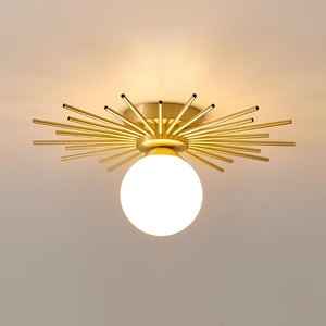 Brass Starburst Flush