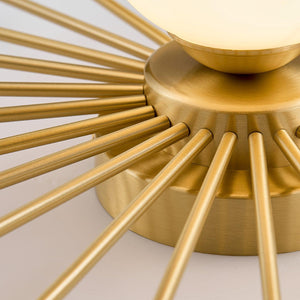 Brass Starburst Flush