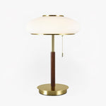 Fluted Glass Table Lamp