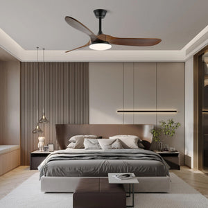 Curved Wood Fan Light
