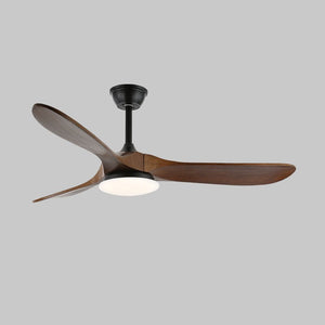Curved Wood Fan Light