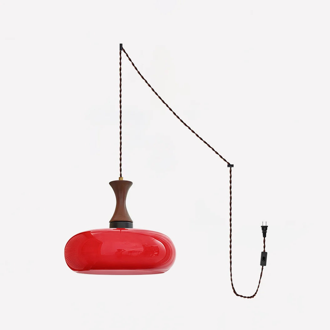 Solara Dome Pendant Light - Red
