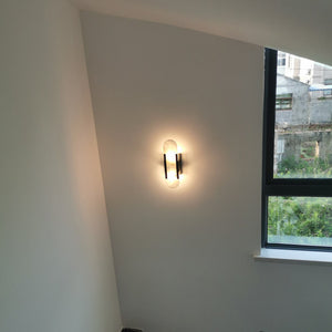 Alabaster Column Sconce