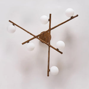 Branching Orb Chandelier