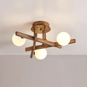 Branching Orb Chandelier
