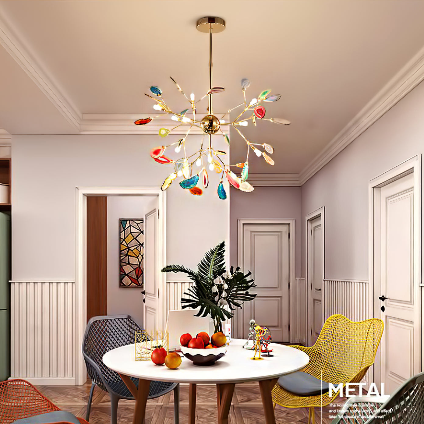 Agate Bloom Chandelier