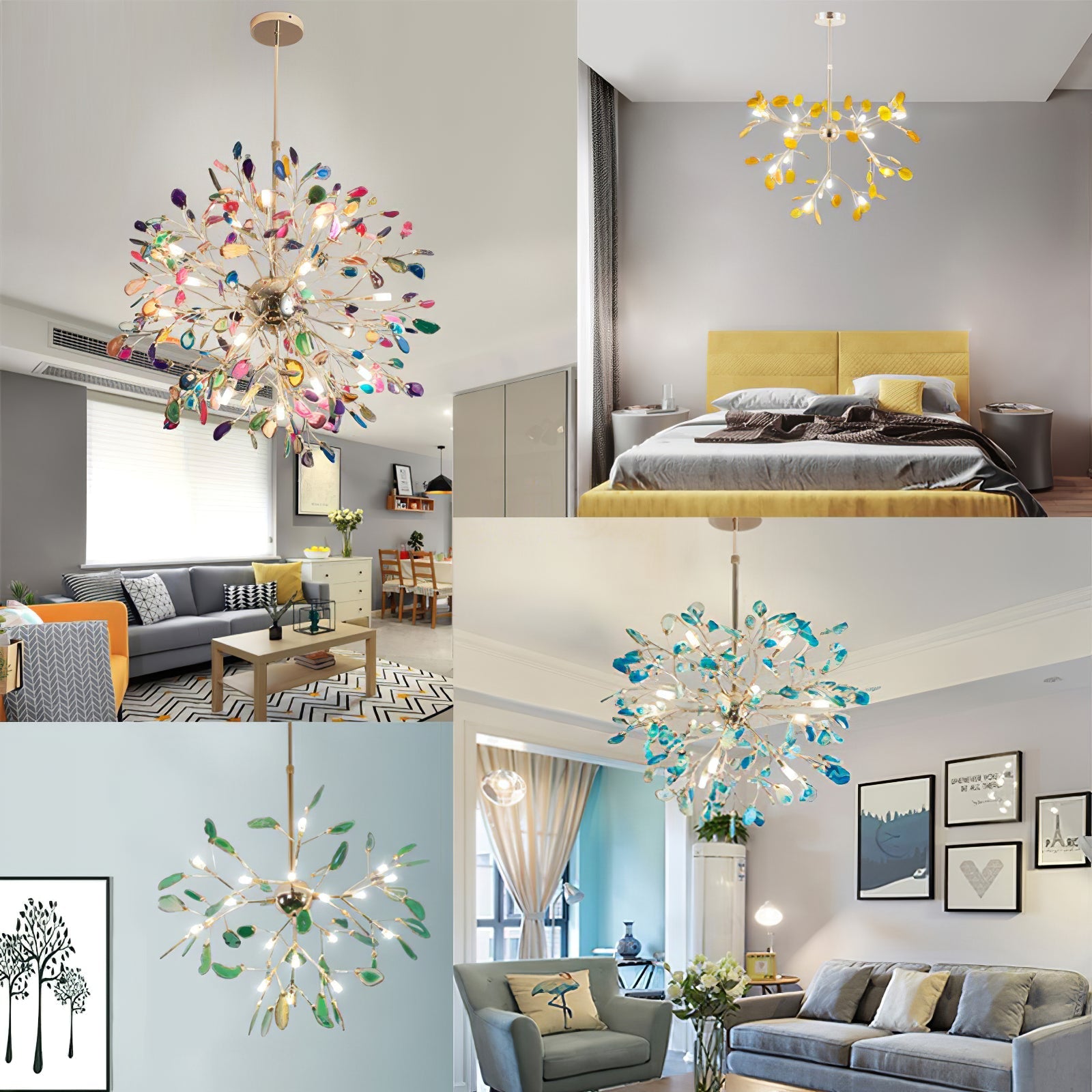 Agate Bloom Chandelier