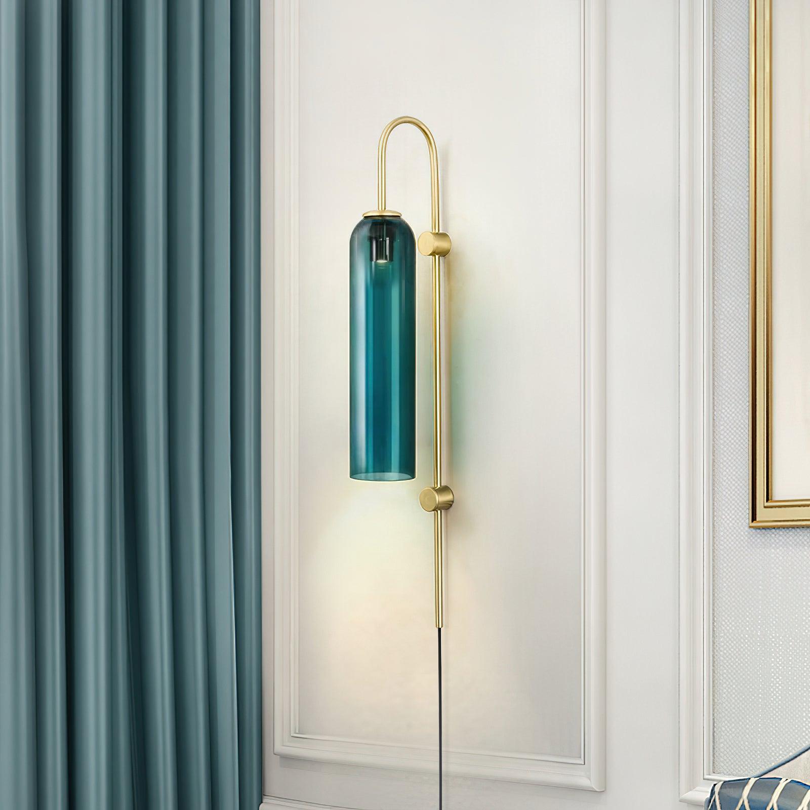 Arched Glass Wall Sconce