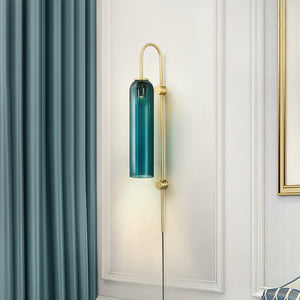 Arched Glass Wall Sconce