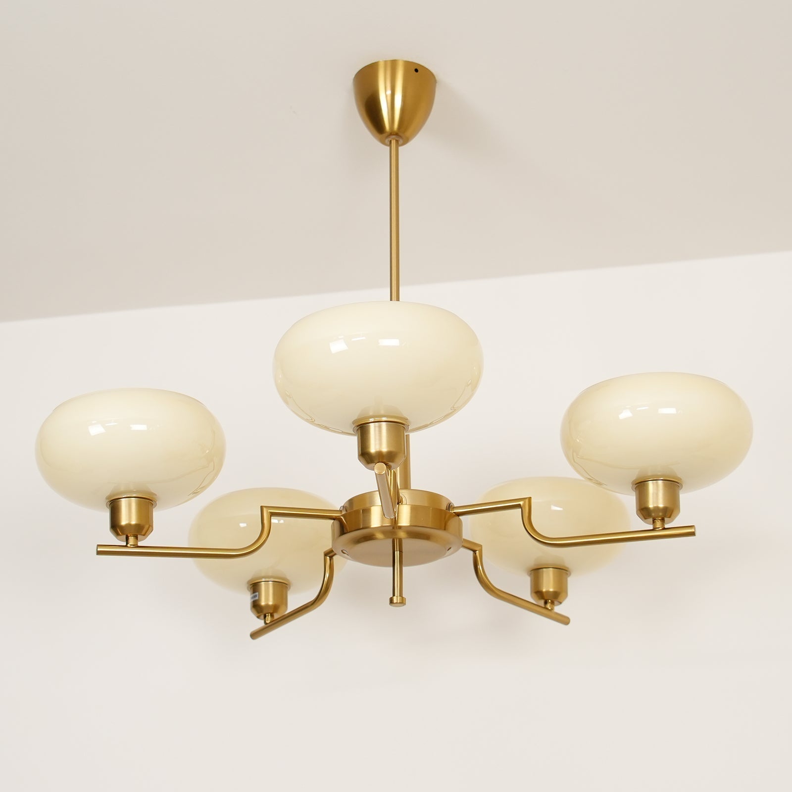 Multi-Arm Glass Chandelier