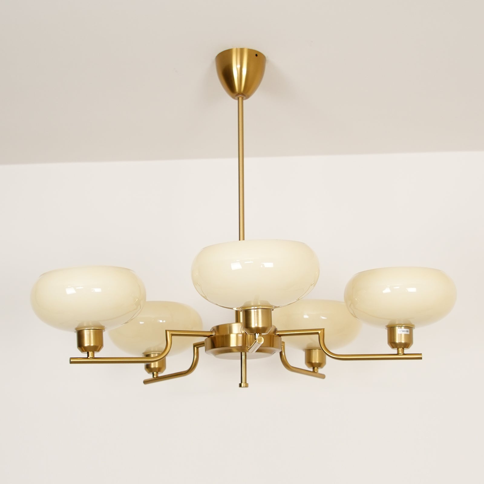 Multi-Arm Glass Chandelier