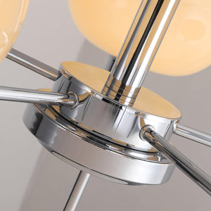 Multi-Arm Glass Chandelier