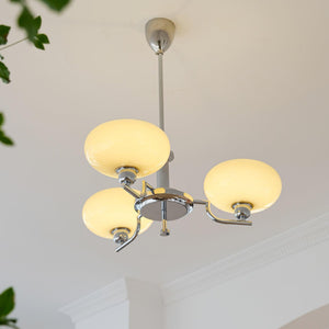 Multi-Arm Glass Chandelier