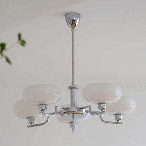 Multi-Arm Glass Chandelier