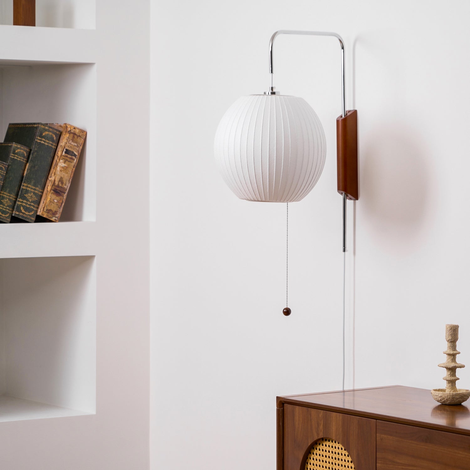 Sculpted Arc Wall Sconce