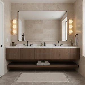 Travertine Globe Wall Sconce