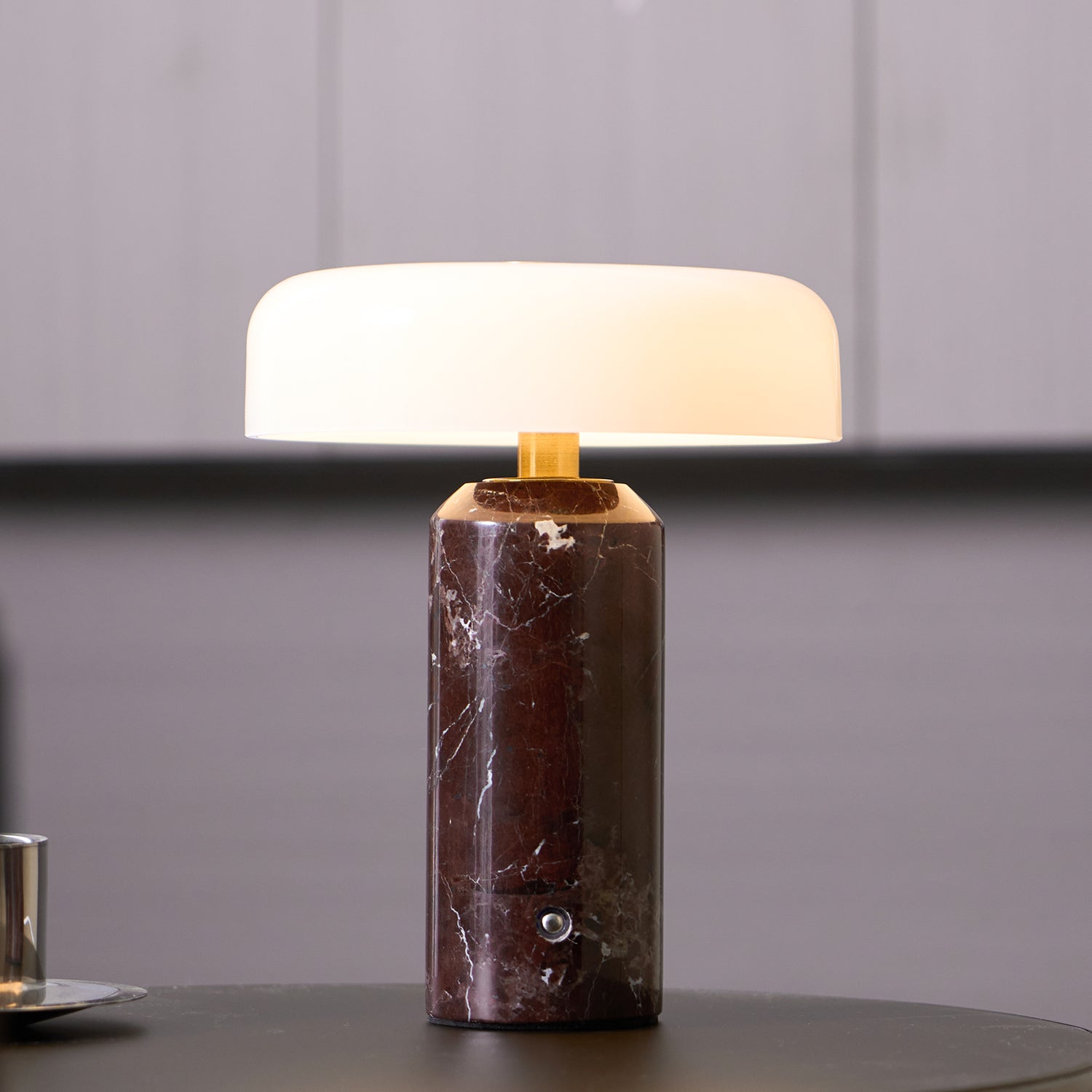 Marble Cylinder Lamp