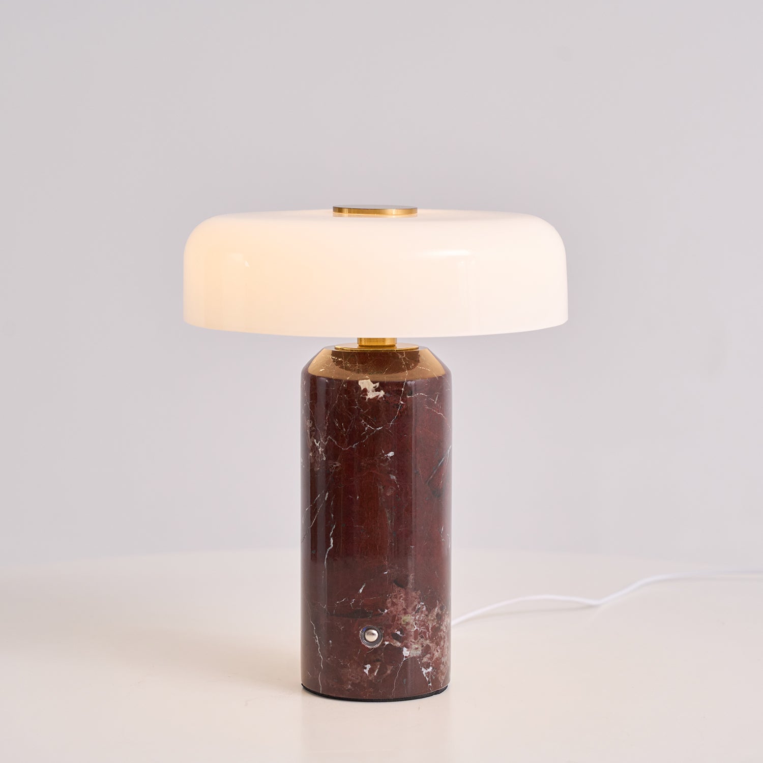 Marble Cylinder Lamp