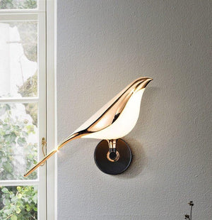Sculptural Songbird Sconce