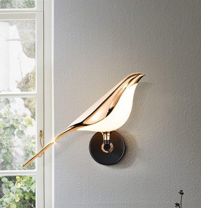 Sculptural Songbird Sconce
