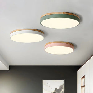 Nordic Halo Flush Light