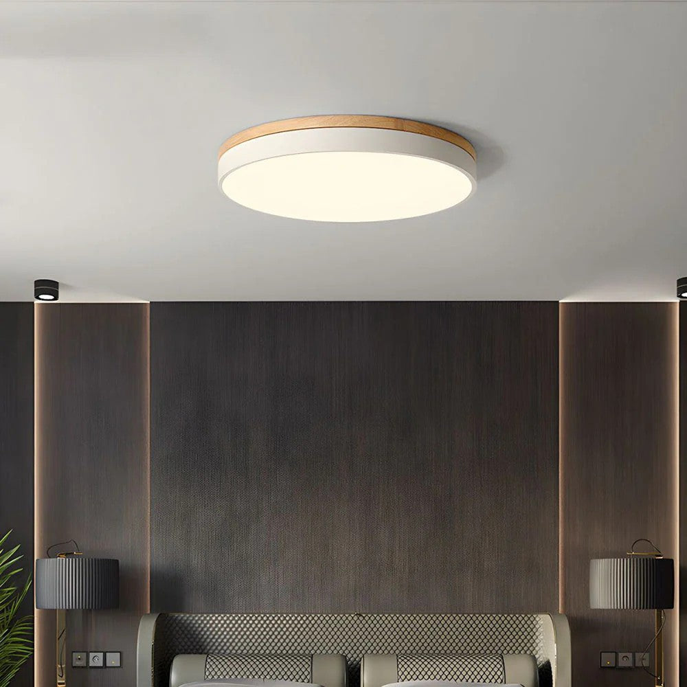 Nordic Halo Flush Light