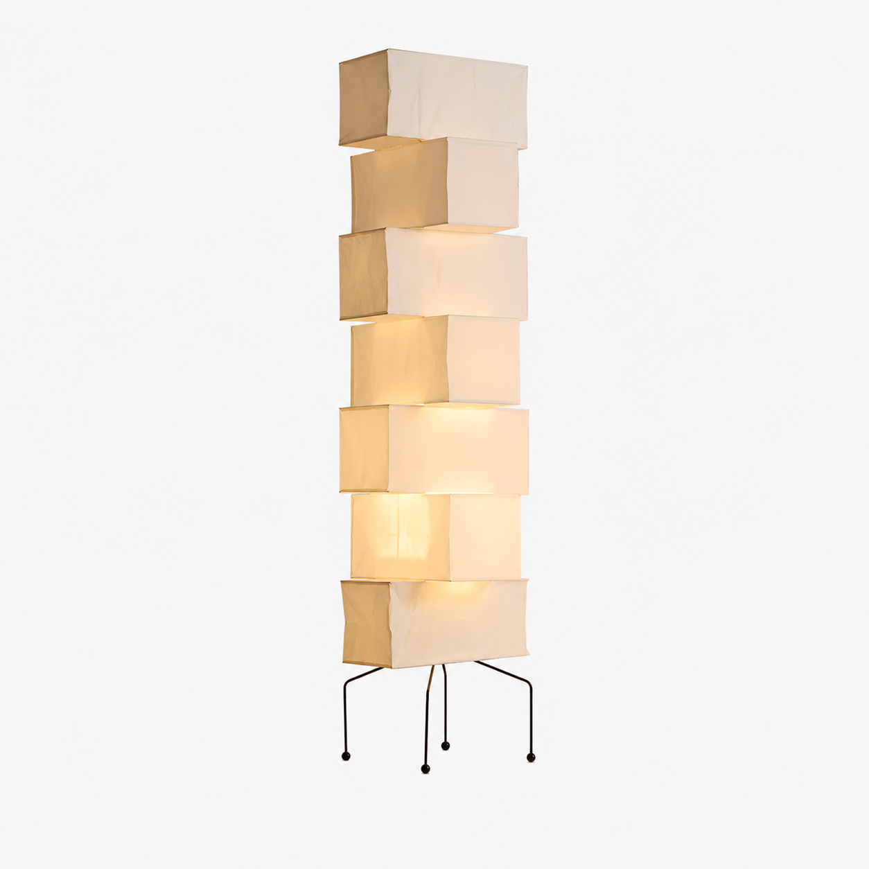 Stacked Paper Lantern Lamp