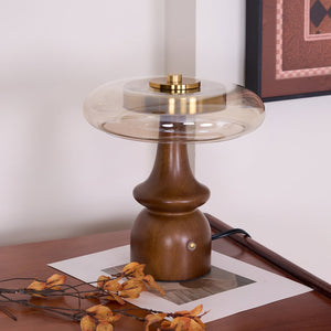 Amber Dome Table Lamp