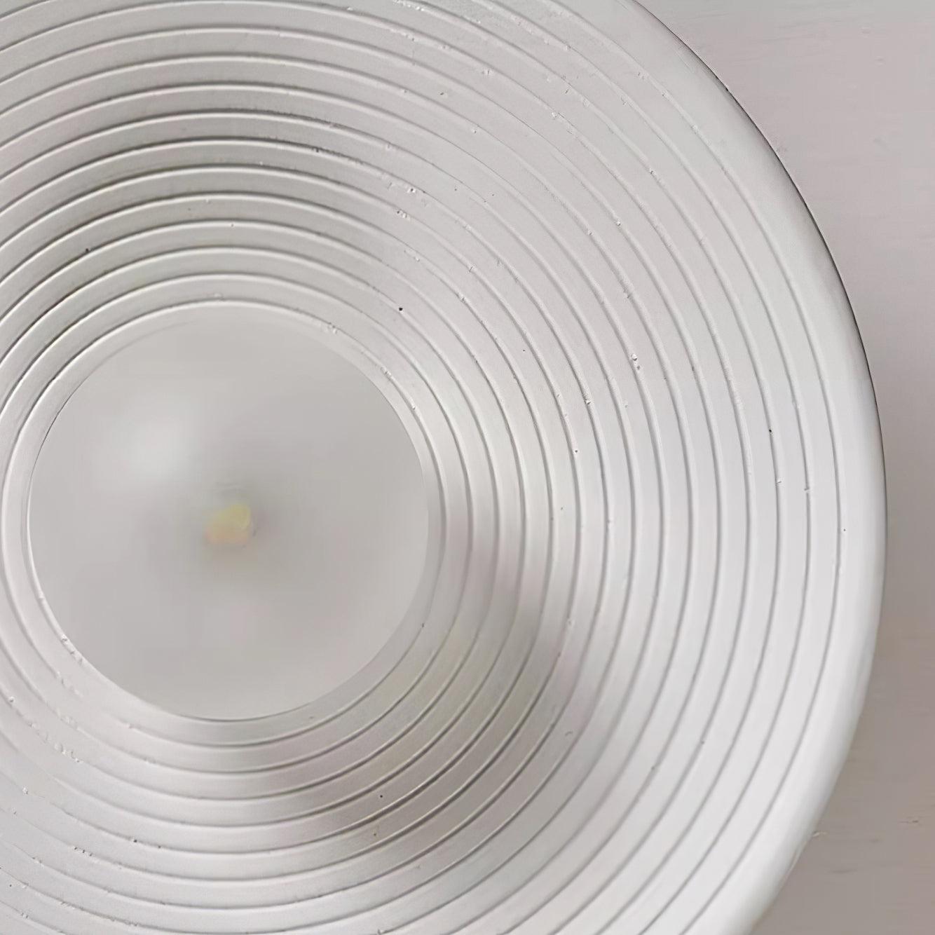 Ribbed Orb Ceiling Light