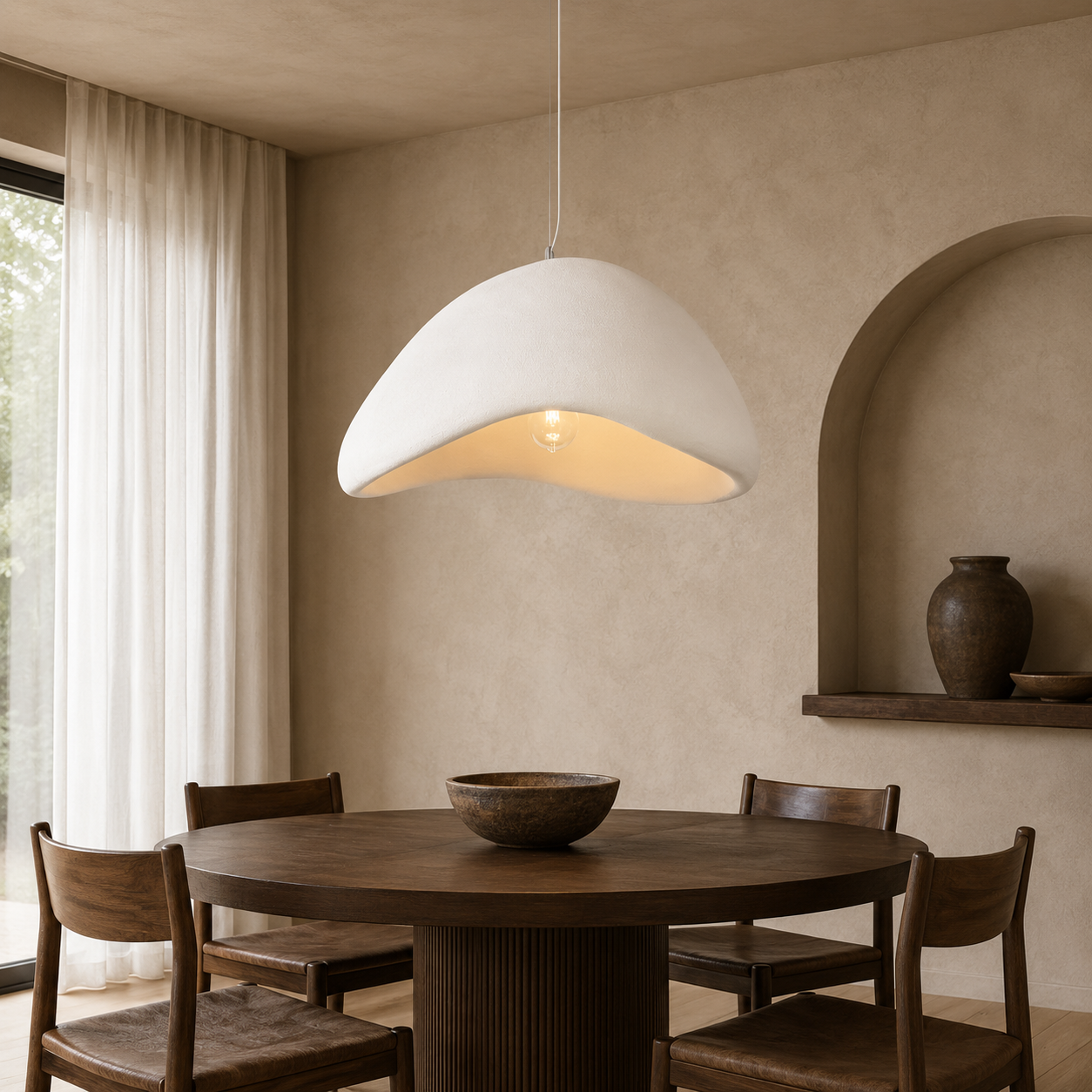 Crescent Floating Pendant