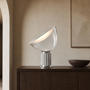 Sculpted Glass Lamp