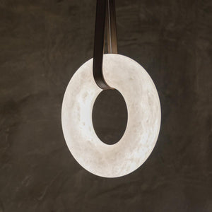 Alabaster Halo Pendant