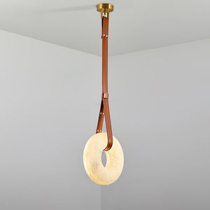 Alabaster Halo Pendant