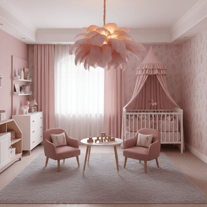 Feather Canopy Chandelier