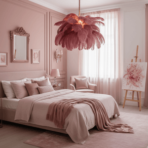 Feather Canopy Chandelier