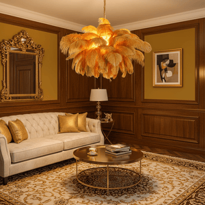 Feather Canopy Chandelier