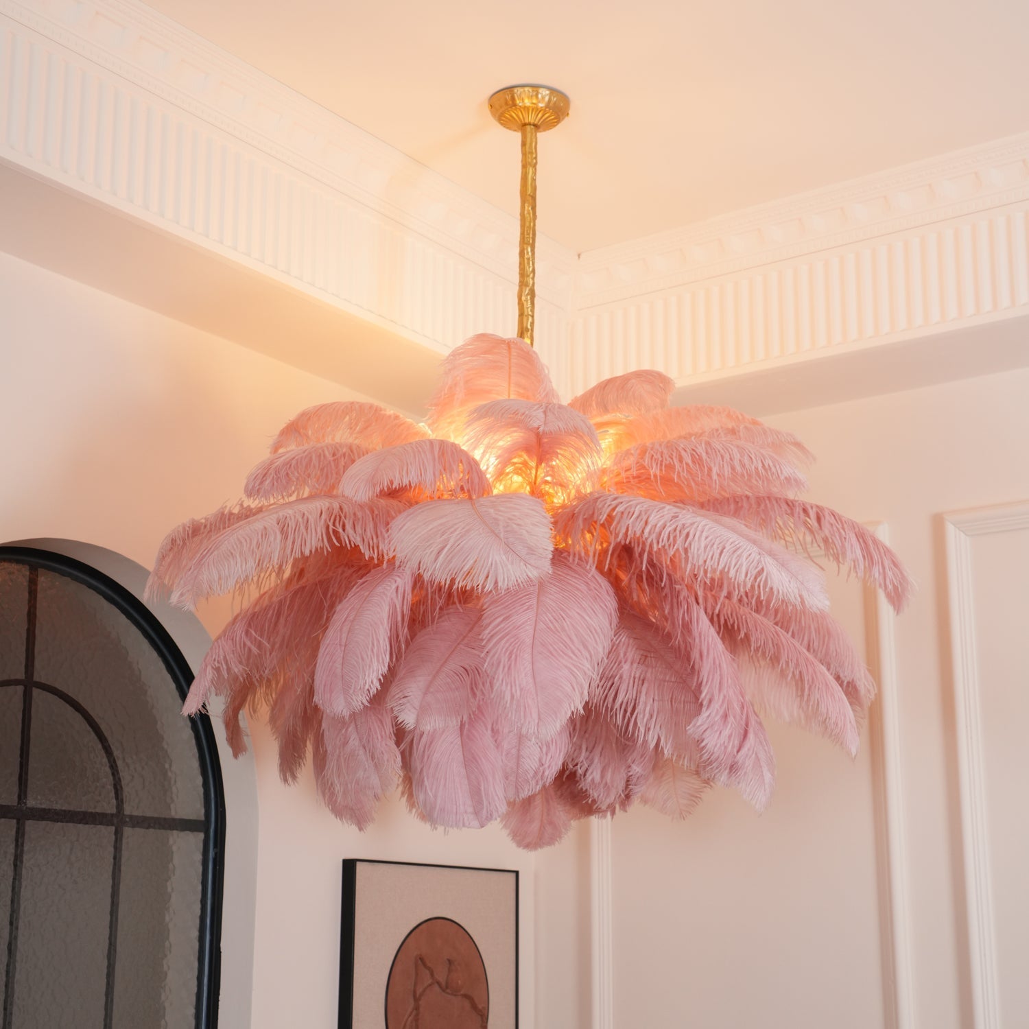 Feather Canopy Chandelier