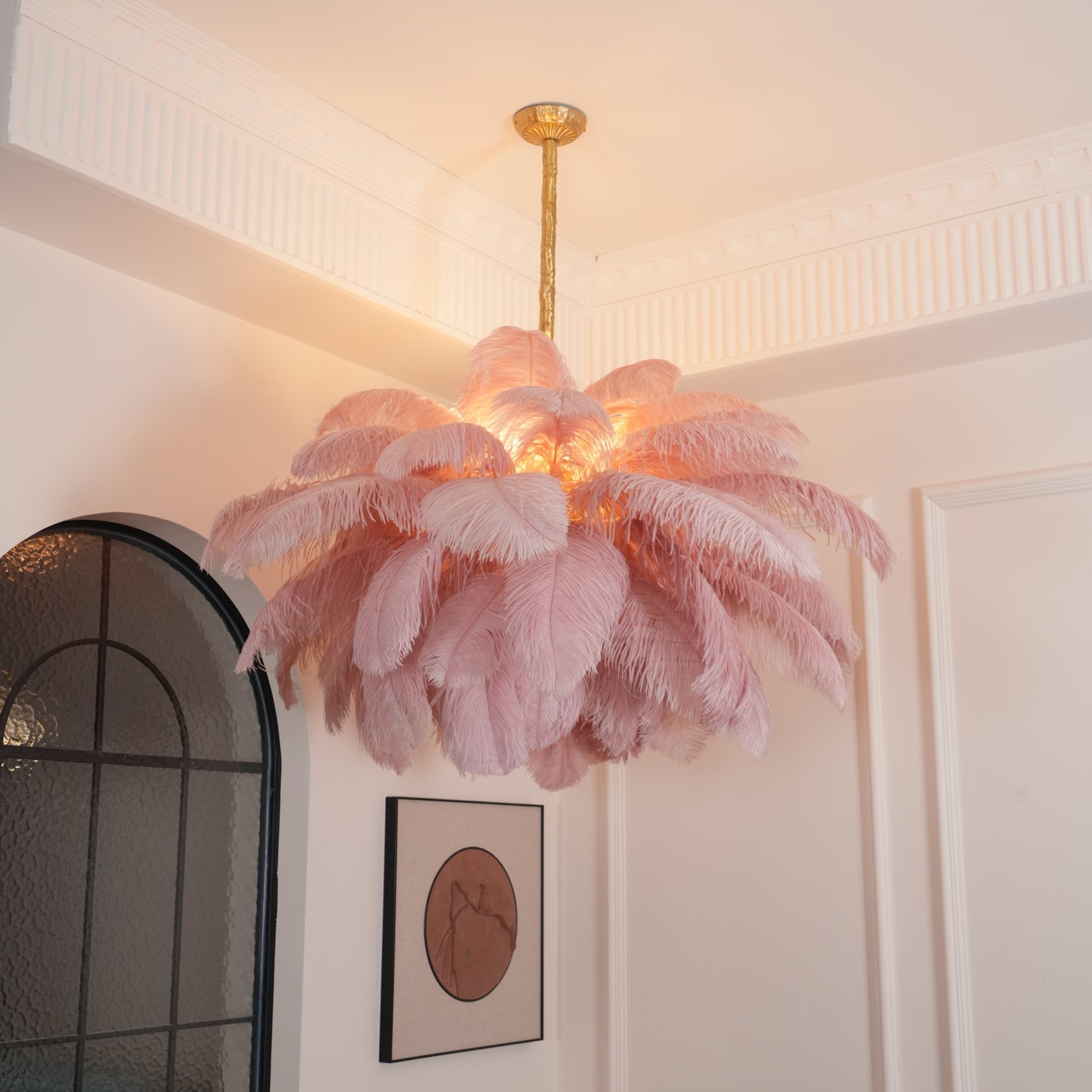 Feather Canopy Chandelier