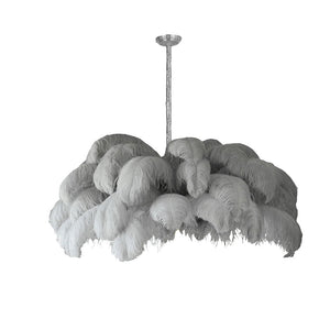 Feather Canopy Chandelier