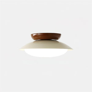 Orla Dome Ceiling Light - Brown & Beige