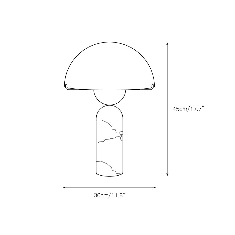 Alabaster Stone Lamp